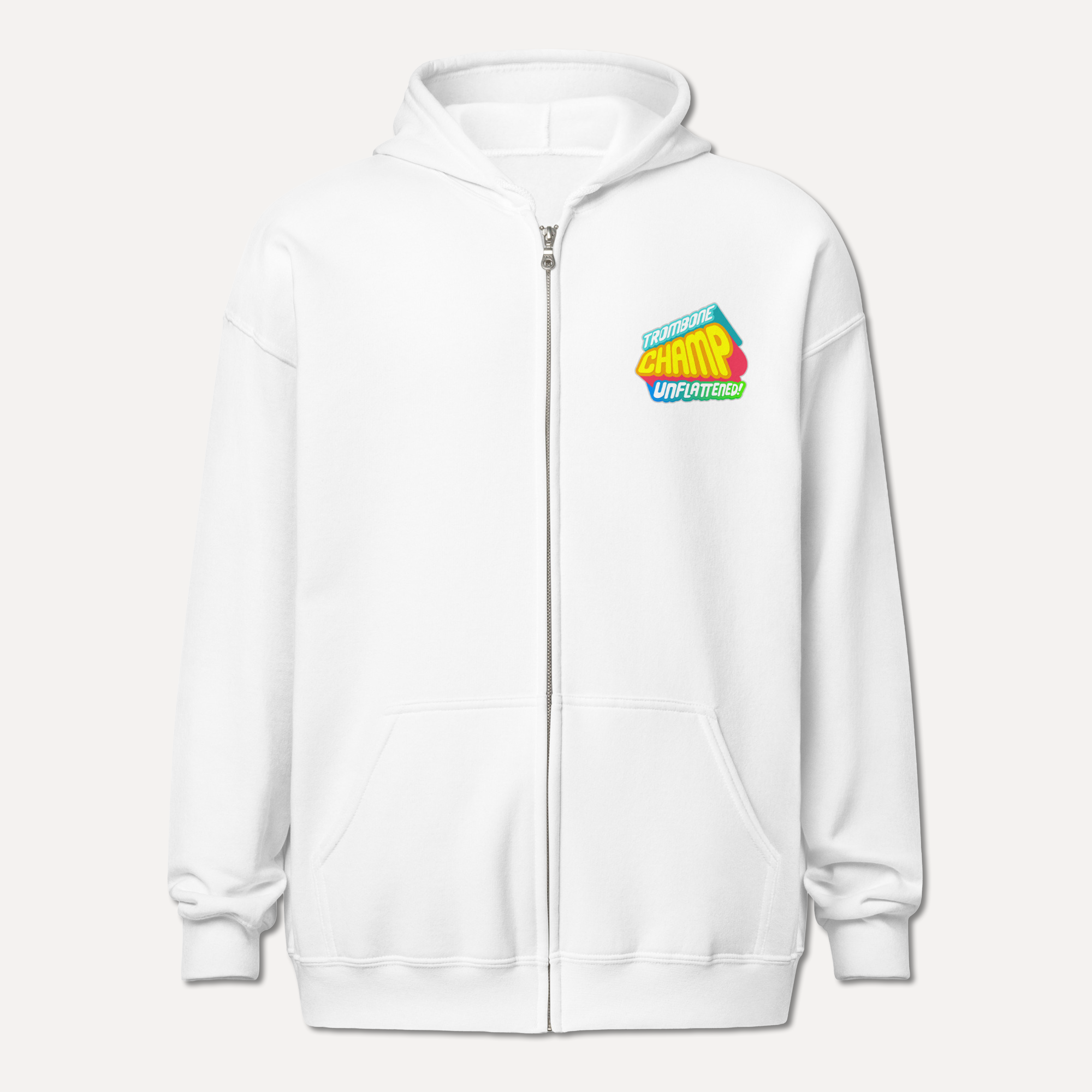Trombone Champ: Unflattened! - Zip Up Hoodie