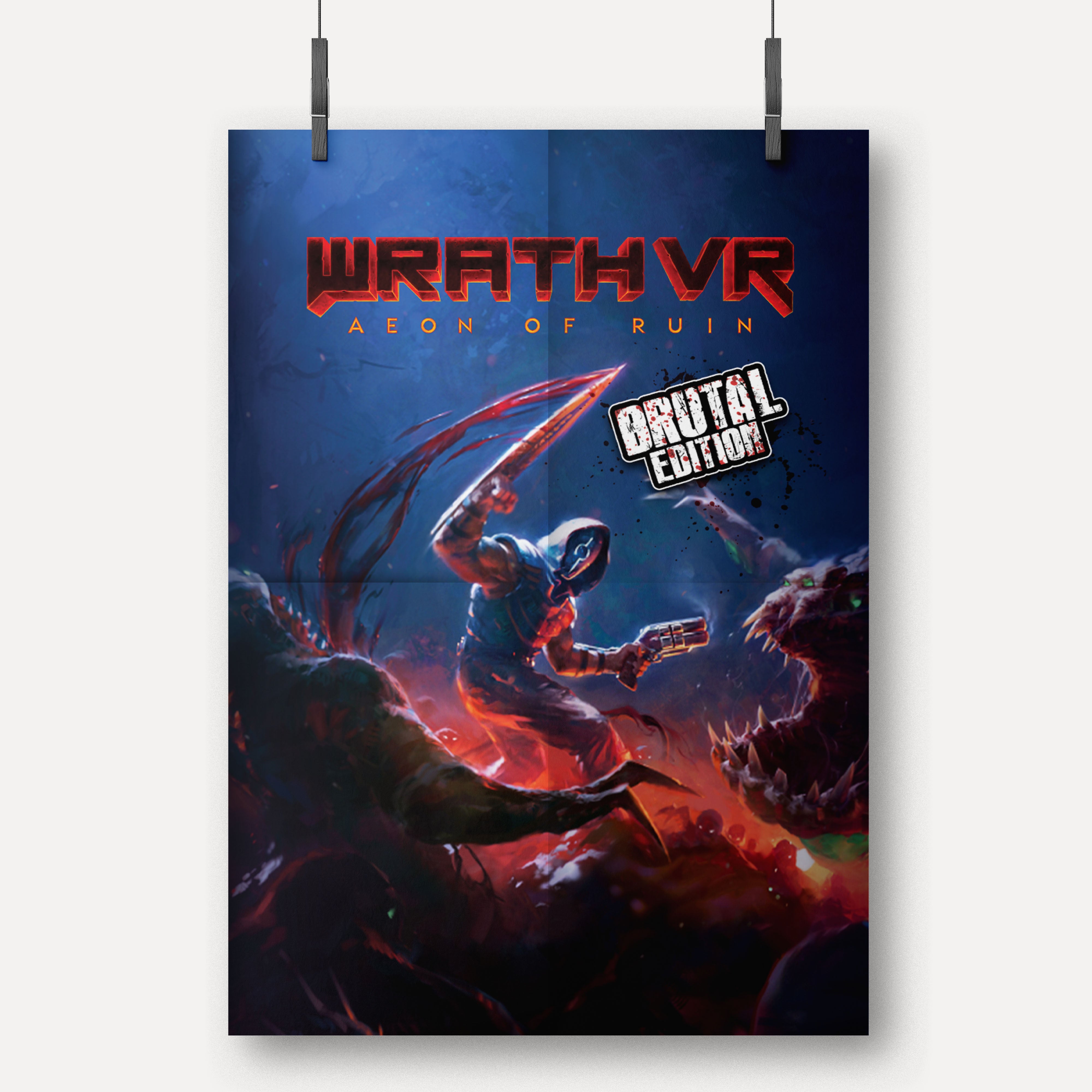 Wrath VR Game Art - Poster