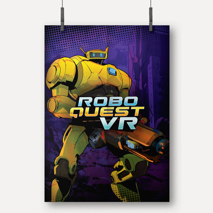 Roboquest VR Game Art - Poster