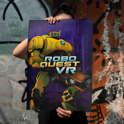 Roboquest VR Game Art: Poster