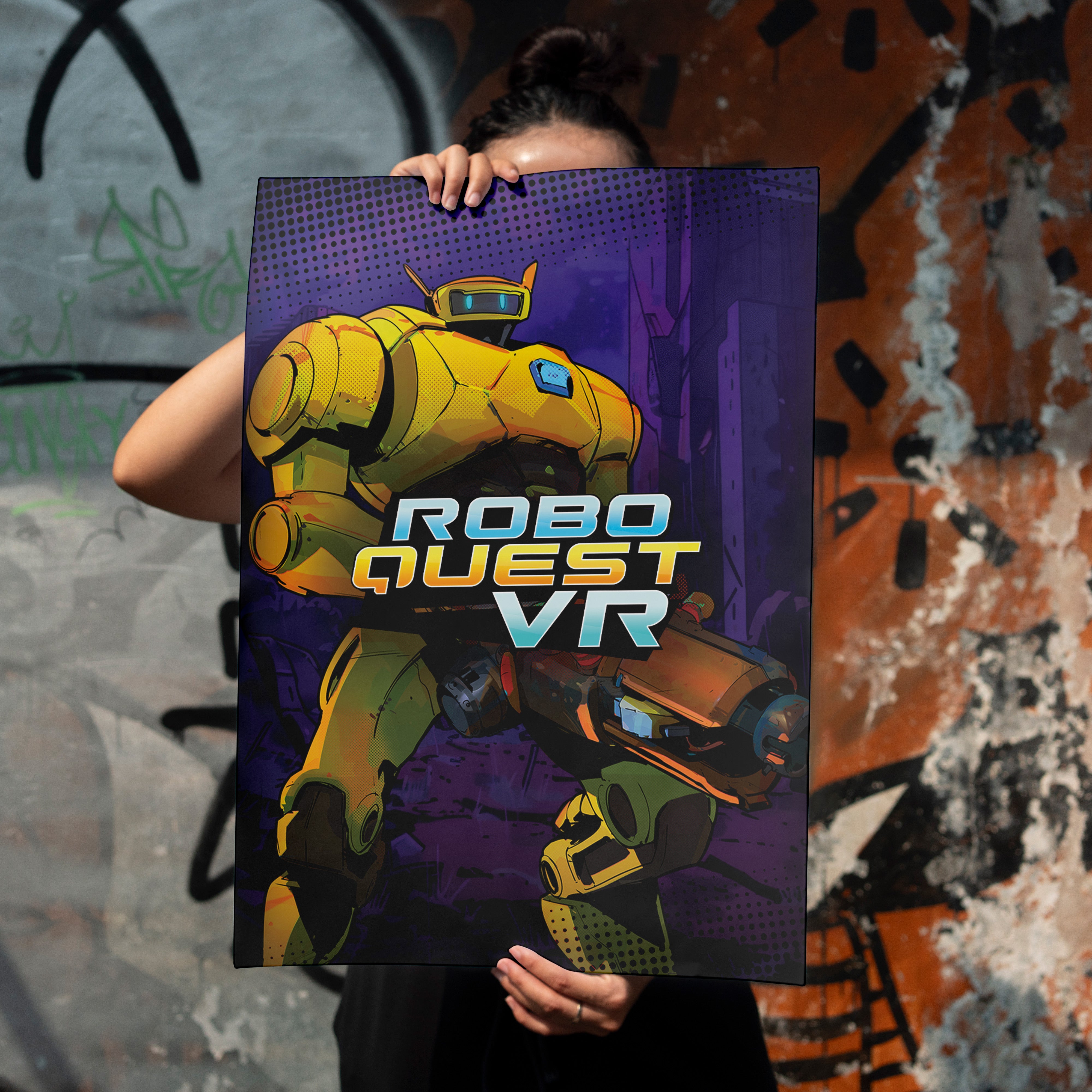 Roboquest VR Game Art - Poster